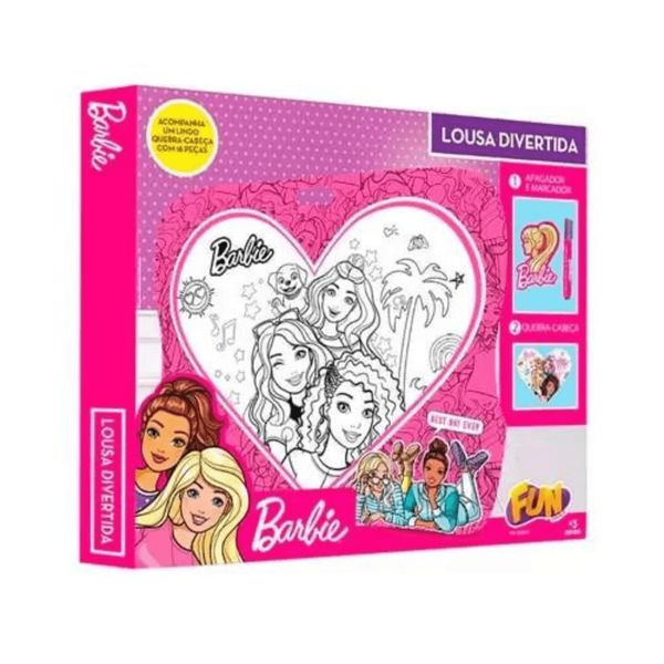 Kit De Artes Lousa Divertida Da Barbie Fun F0000-8