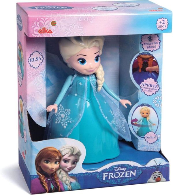 Boneca Com Sons Frozen Rainha Elsa Elka 947