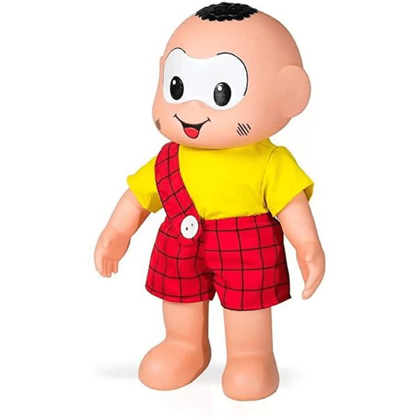 Boneco Vinil 36Cm Cascão Clássicos Turma Da Mônica Novabrink Bbra 1028