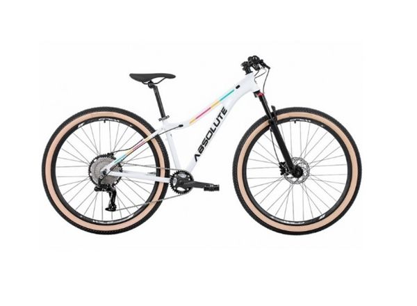 Bicicleta 29 Absolute Mia 3 Feminina 12v Trava K7 11/50 Freio Hidráulico Kit 1x12 - Branco - Tam:17