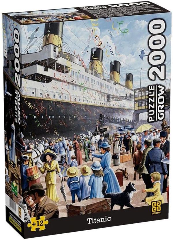 Quebra Cabeça Titanic 2000 Peças Grow 04212