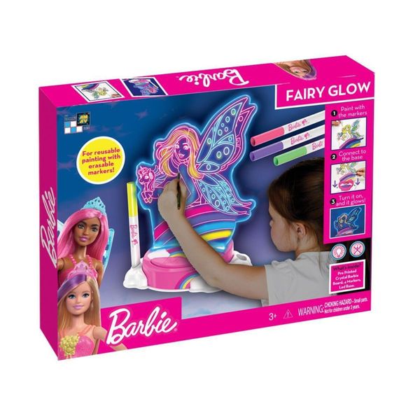 Barbie Pinte E Ilumine Fadas Fun F0123-4