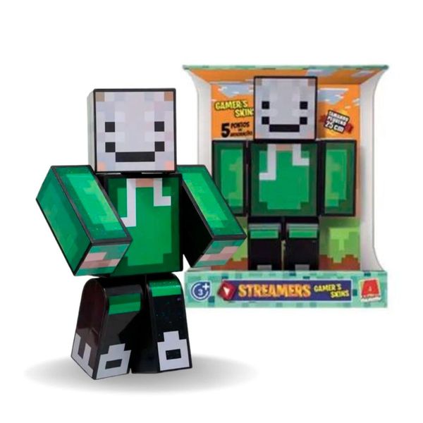 Boneco Minecraft Streamers Dreams 25 Cm Algazarra 3.03.1225