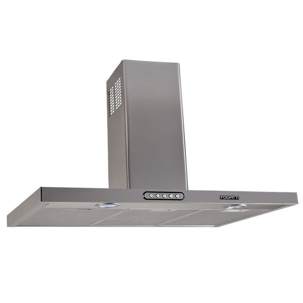 Coifa de Parede 90cm Retangular Duto Slim Fogatti Inox / 220 V