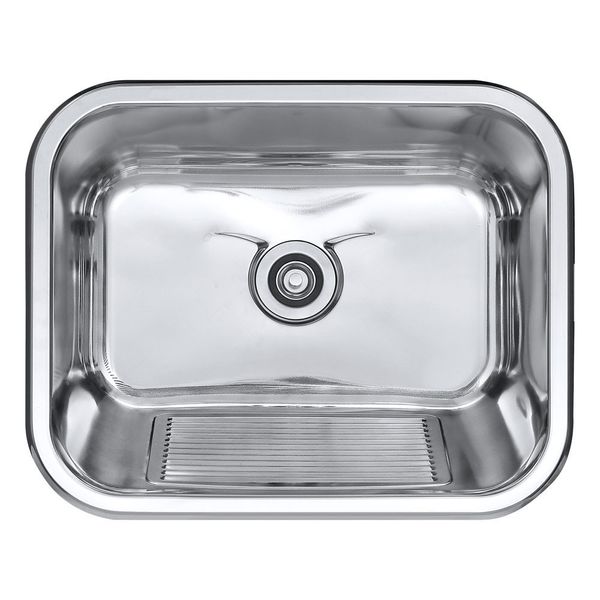 Cuba Tanque De Aço Inox 1mm Alto Brilho C100 55x45x22,5 Cm Prata