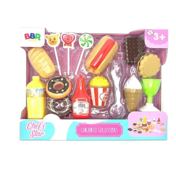 Conjunto Guloseimas Cachorro Quente Bbr R2961