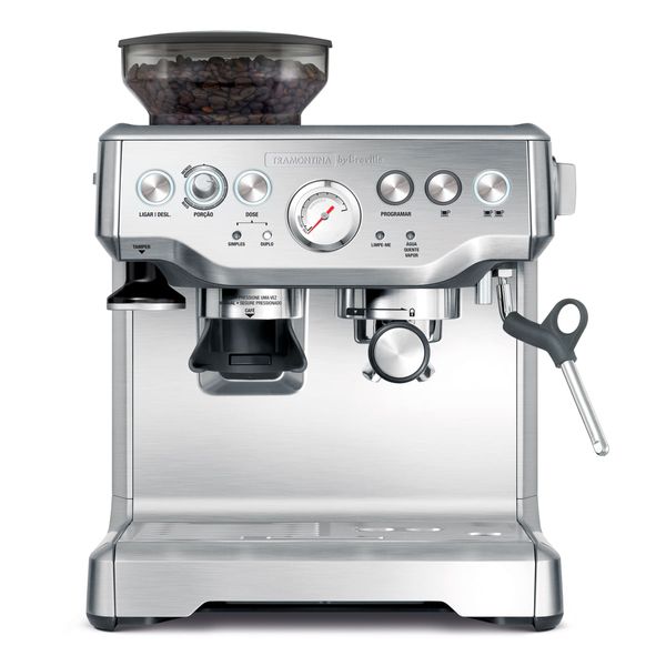 Cafeteira Elétrica Tramontina by Breville Express Pro em Aço Inox com Moedor 2 L 220 V 220 V