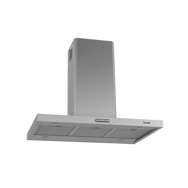 Coifa Ilha Retangular 90cm 3 Velocidades Inox Nardelli Inox / 110 V