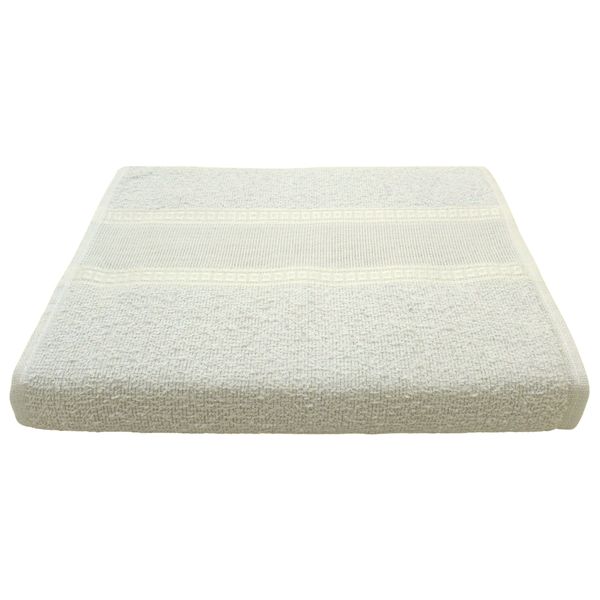 Toalha de Lavabo para Bordar Rute - 28x48cm Pérola