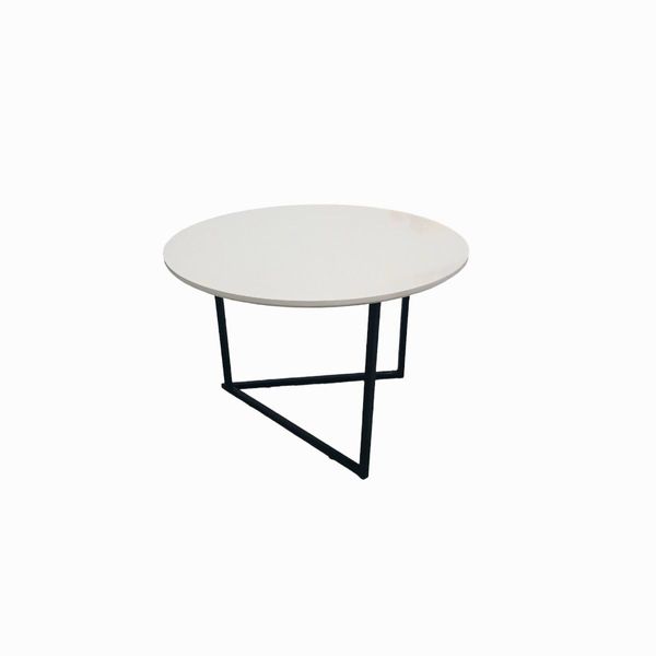 Mesa de Centro Jade Industrial Pés de Ferro Pronto Envio