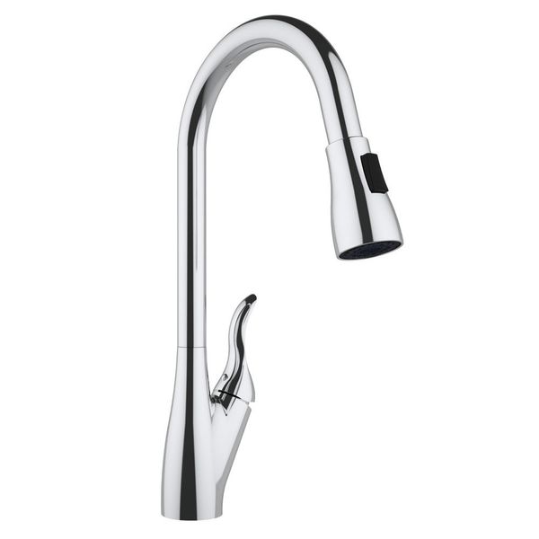 Torneira AREMC06 Misturador De Cozinha 2 Jatos Com Bica Móvel e Retrátil Cromado Inox