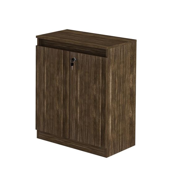 Balcão com Chave para Escritório Home Office ME4149 Nogal G69 - Gran Belo