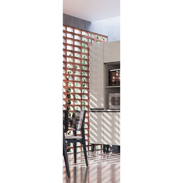 Paneleiro 40cm com 2 Portas Quitida Fumê